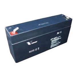 Vision CP632 Blybatteri 6 volt 3,2Ah